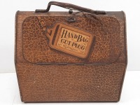 Antique Handbag PLug Tobacco Lunch-Style Tin By Larus & Brother Company