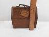 Antique Handbag Plug Tobacco Lunch-Style Tin By Larus & Brother Company - 2