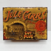 Antique Jule Carrs Choice Cut Plug Tobacco Tin