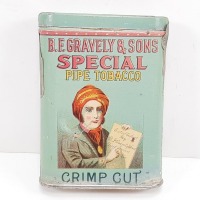 Antique B.F. Gravely & Sons Special Pipe Tobacco Tin