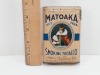 Antique Matoaka Blue Ribbon Smoking Tobacco Tin - 2