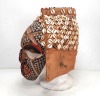 Shell/Beaded Tribal-Style Helmet Mask - 3