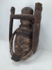 Hand-Carved Tribal-Style Helmet Mask - 3