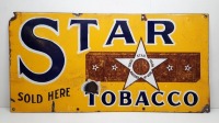 Vintage Star Tobacco Sign