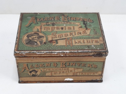 Antique Allen & Ginter's Imperial Smoking Mixture Tobacco Tin