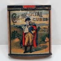 Vintage Continental Cubes Tobacco Tin