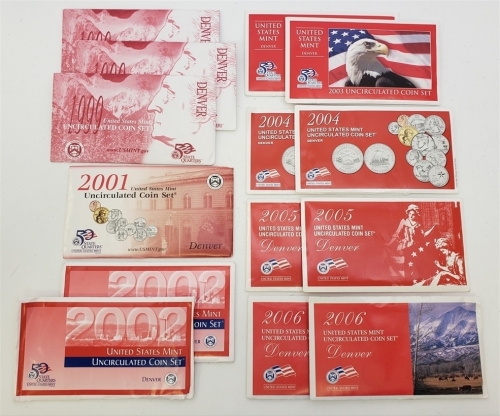 (14) U.S. Mint Coin Sets