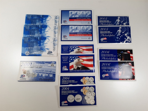 (14) U.S. Mint Coin Sets