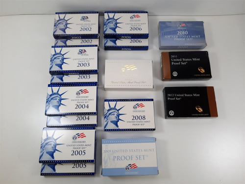 (16) United States Mint Proof Sets