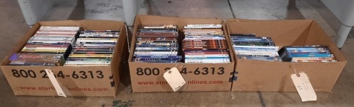 (3) Ctns of DVDs