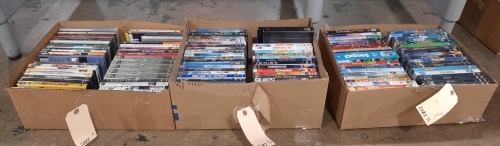 (3) Ctns of DVDs