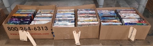 (3) Ctns of DVDs