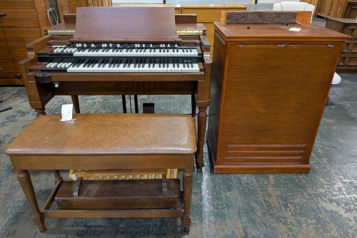 Colton Piano Organ & Leslie Model 21H Organ Speaker