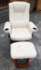 Massage Chair & Foot Stool - 3
