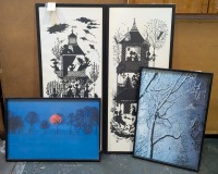 (4) Wall Hangings