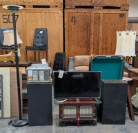 Floor Lamp, Speakers, & More
