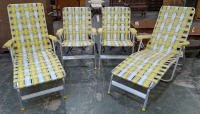 (4) Folding Lawn Chairs