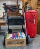 Walker, Punching Bag & Books