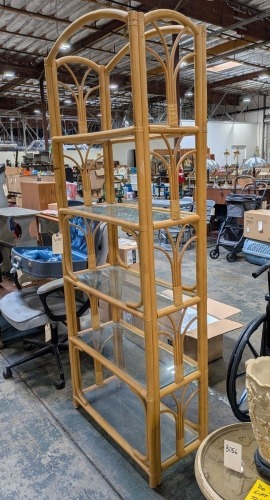 Bamboo-Style Shelf