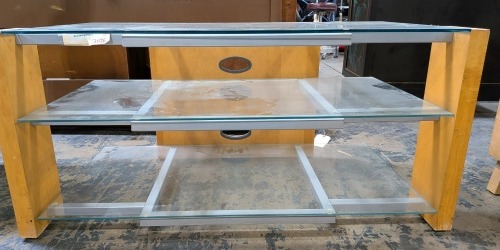 Glass Entertainment Center