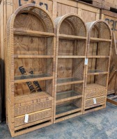 Wicker Shelving Unit