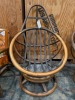 (3) Mid-Century Bamboo-Style Chairs - 4