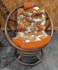 (3) Mid-Century Bamboo-Style Chairs - 5