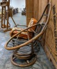 (3) Mid-Century Bamboo-Style Chairs - 7