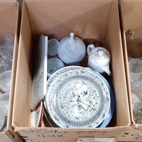 (6) Ctns of Dishware & Glassware