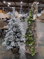 (2) Christmas Trees