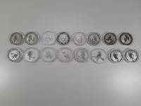 (16) Silver Queen Elizabeth II Coins
