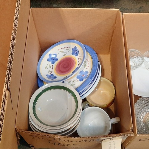 (5) Ctns of Dish & Glassware