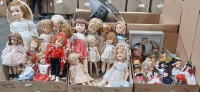 (3) Ctns of Vintage Dolls