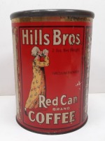 Vintage Hills Bros Red Can Brand Coffee