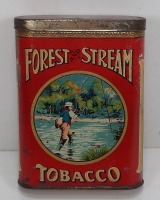 Vintage Forest And Stream Tobacco Tin