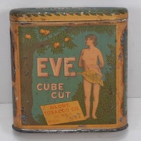 Vintage Eve Cube Cut Tobacco Tin