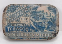 Antique Florida Fine Cut Chewing Tobacco Tin