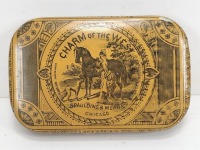 Antique Charm Of The West Tobacco Tin