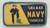 Antique Gail & Ax Navy Tobacco Tin