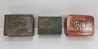 (3) Antique Tobacco Tin