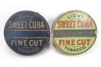 (2) Antique Tobacco Tins