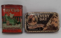 (2) Antique Tobacco Tins