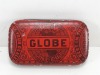 (2) Antique Globe Fine Cut Chew Tobacco Tin - 6