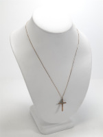14K Gold Cross Necklace