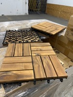 Sample Acacia Wood Deck Tile