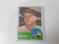 Topps 1963 #200 Mickey Mantle Baseball Trading Card