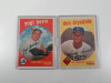 (4) 1959 Topps Baseball Trading Cards - 2