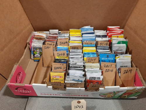 80s-2000s Assorted Baseball Traiding Card Packs
