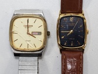 (2) Vintage Watches Marked "Citizen"