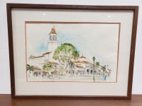 Doreen Folkerts Watercolor Arlington Center
